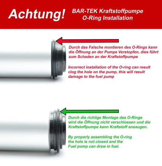 1.8T 20V VW & Audi Upgrade Kraftstoffpumpe 600 PS BAR-TEK®